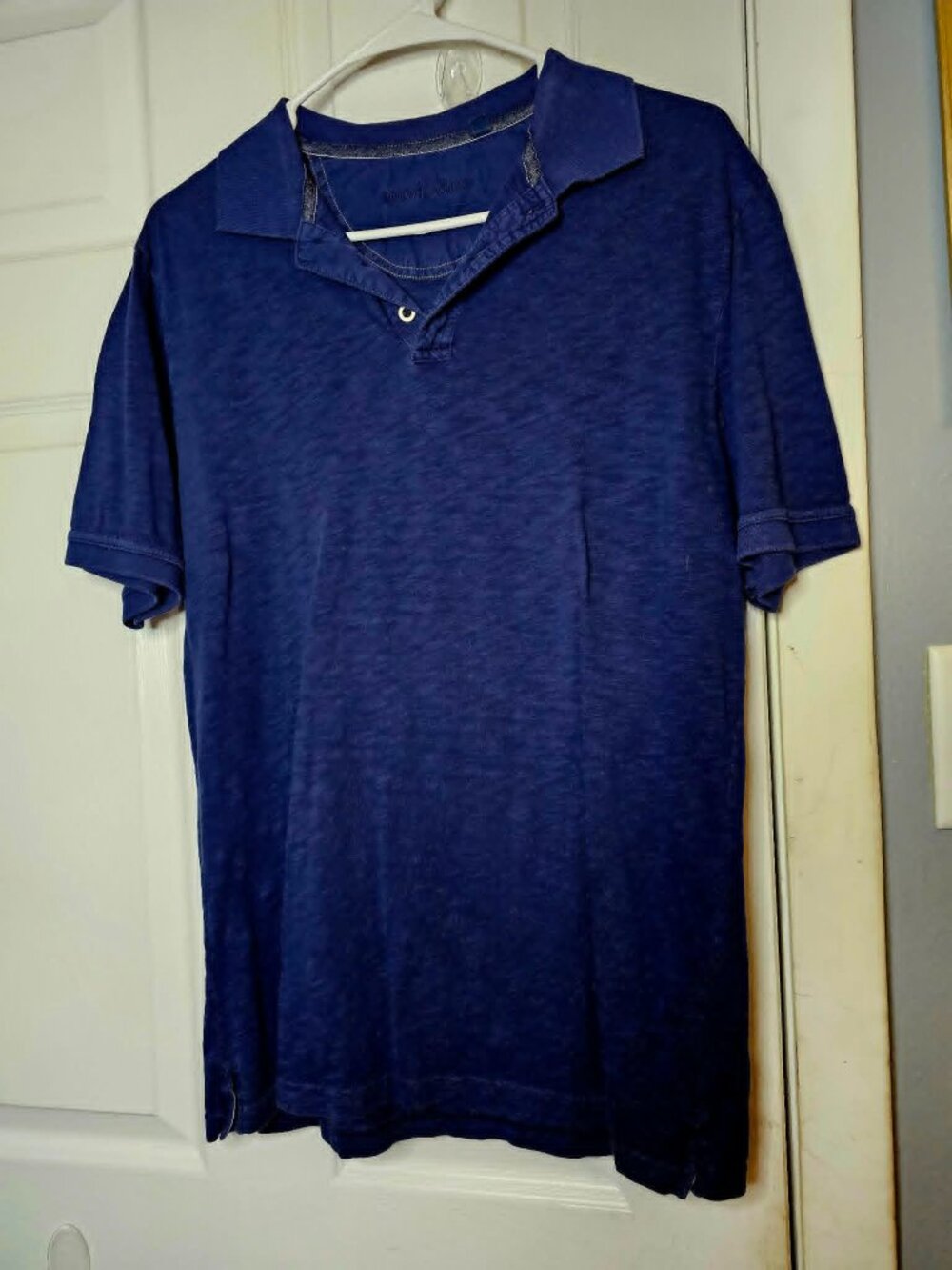 Mododoc Men's Large Short-Sleeve Blue Polo
